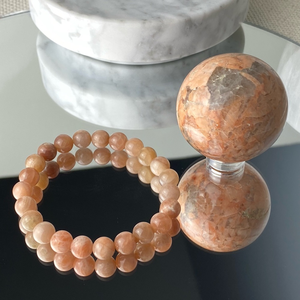Peach Moonstone Gemstone Bundle